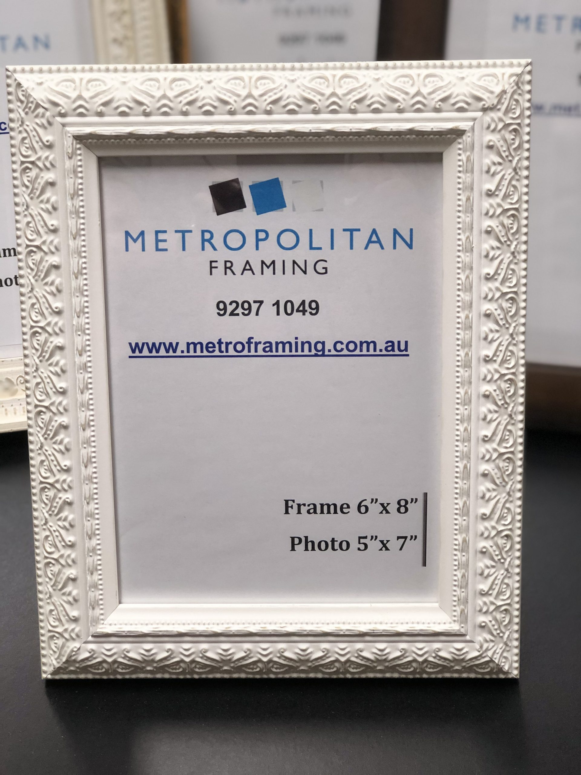 Picture Frames 6x8 with Stand Back