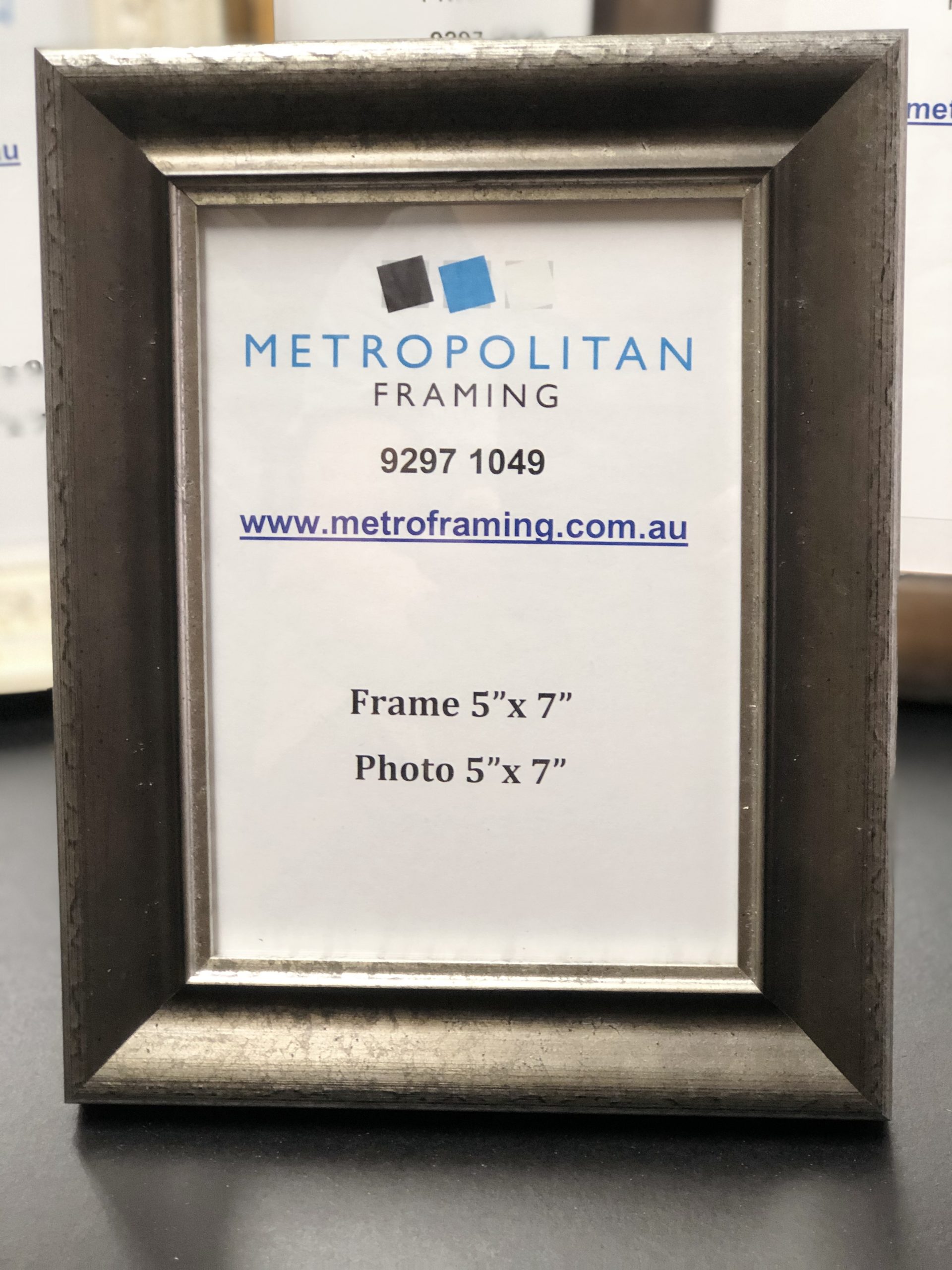 Picture Frames 5x7 with Stand Back