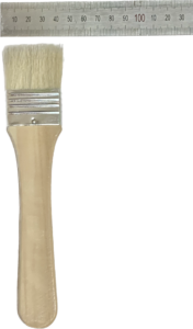 Premium Natural Bristle Brush Flat 4cm #3
