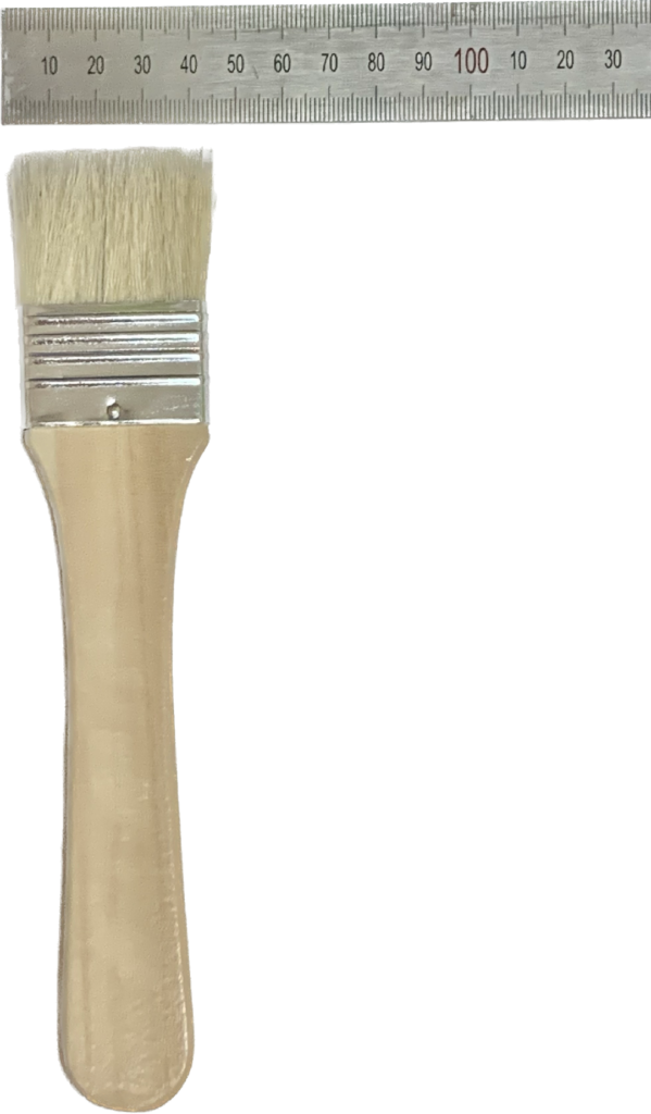 Premium Natural Bristle Brush Flat 4cm #3